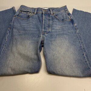 Boyish Women's The Tommy High Rise Stretch Jean Eternal Sunshine Blue Size 26